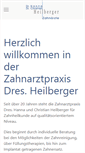 Mobile Screenshot of dr-heilberger.de