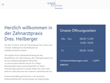 Tablet Screenshot of dr-heilberger.de